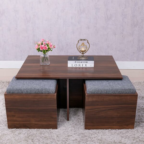 Demon Coffee Table with 04 Puffy