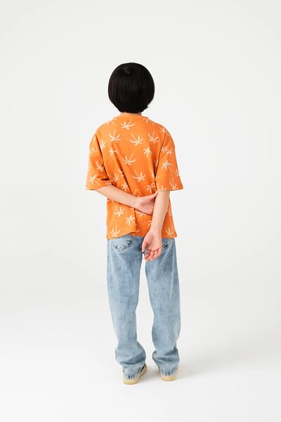 Boys Rust Palm Relaxed Tee
