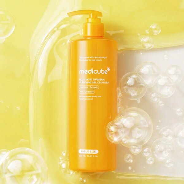 Medicube Kojic Acid Turmeric Purifying Gel Cleanser 500ml