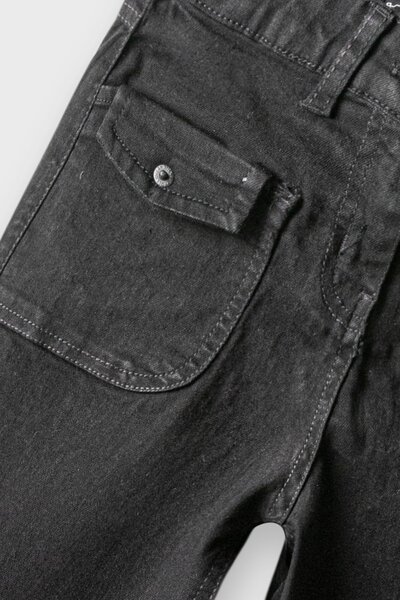 Girls Black Rebel Denim Jeans