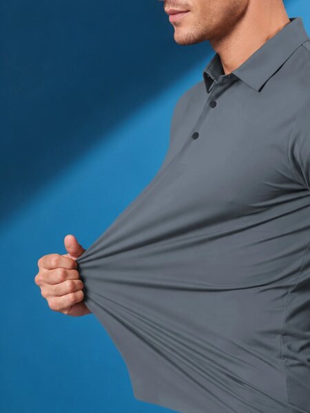 Grey Performance Polo (POLO-1341)