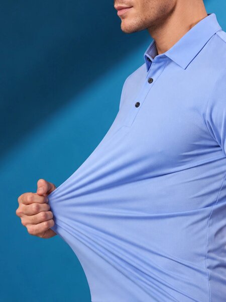 Light Blue Performance Polo (POLO-1337)