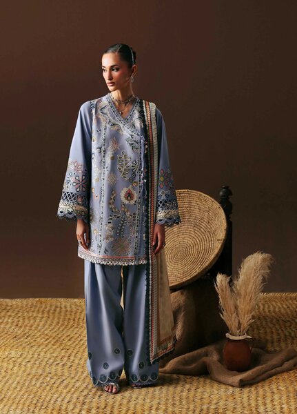 Sable Vogue Unstitched Embroidered Lawn 3 Piece Suit SV26ULL SL-02-26-V2 - Festive Collection
