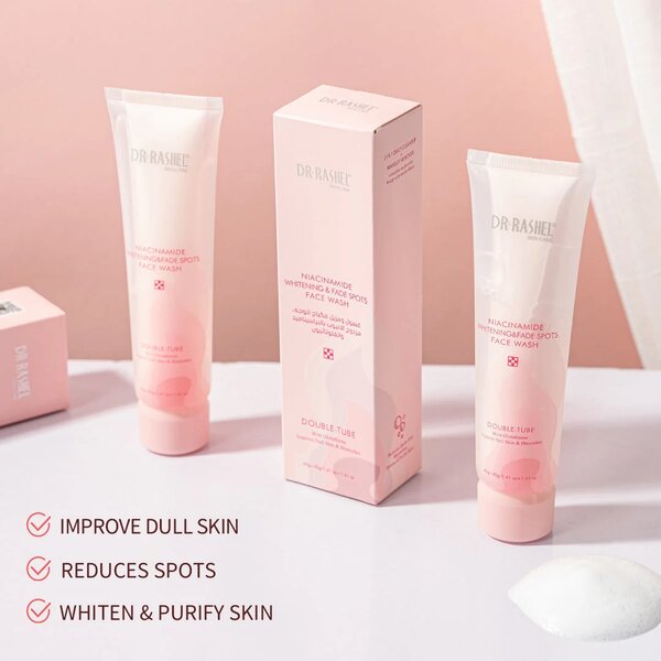 Dr Rashel - Niacinamide Whitening Double-Tube Face Wash