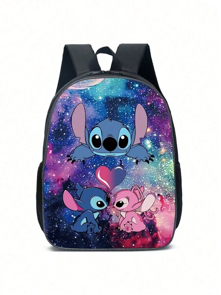 Shein - 3pcs Cartoon Ergonomic High Capacity Student Backpack Set