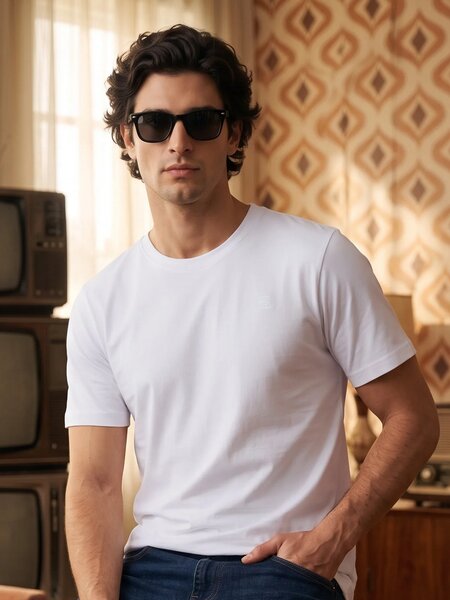 White Basic T-Shirt (TEE-508)