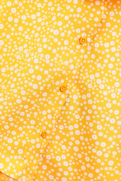 Yellow Daisy Cotton Co-ord Set