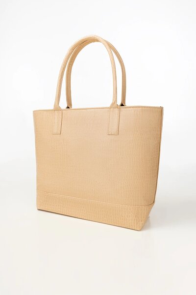 Beige Tote Bag