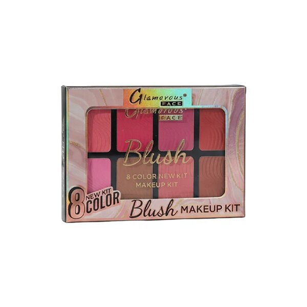 Glamorous Face - New 8 Color New Makeup Kit - Blush On