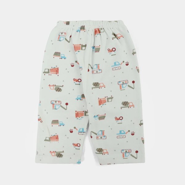 Cotton Trouser 2Pcs 3-6M
