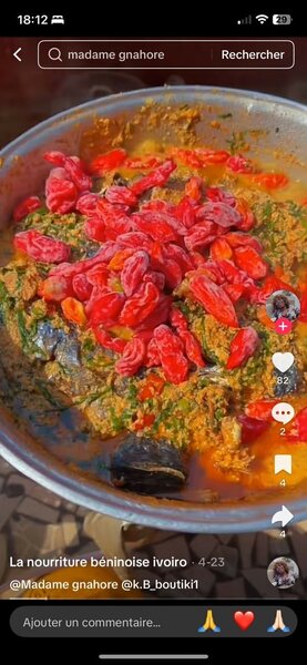 La nourriture bénin