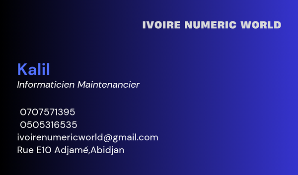 Ivoire Numeric World 