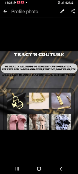 Tracy's couture