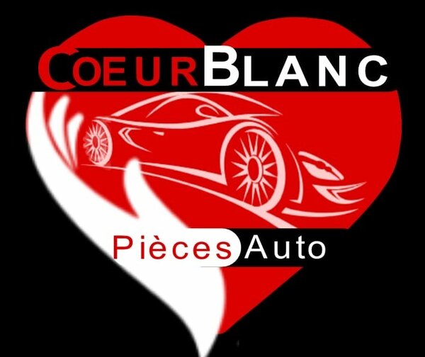 Cœur blanc pièceauto