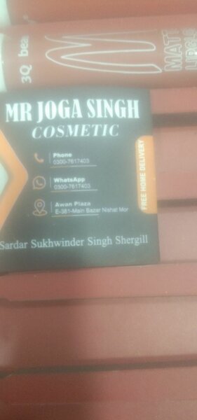Joga singh cosmectic
