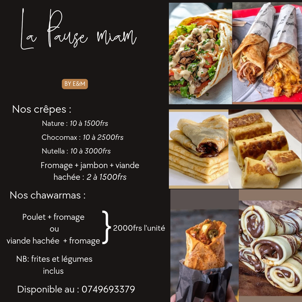 La Pause miam by E&M