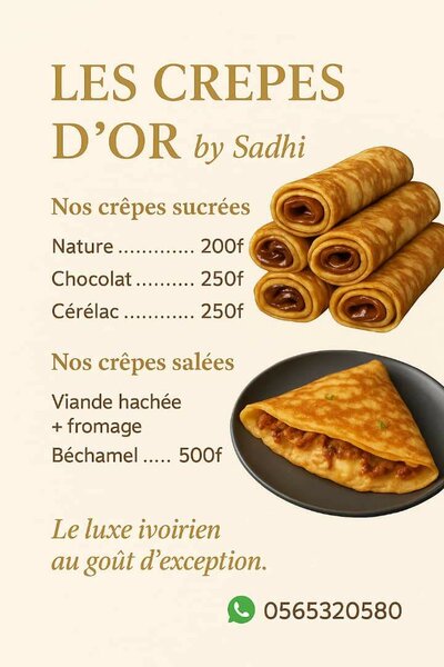 Les crêpes d’or
