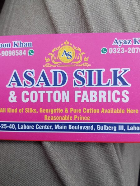 Asad Silk & Cotton 