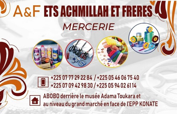 MERCERIE ACHMILLAH 