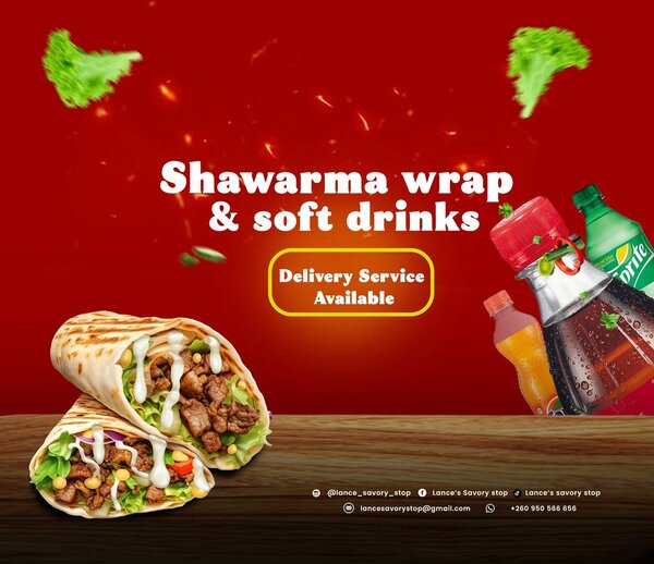 Lance's chicken wrap