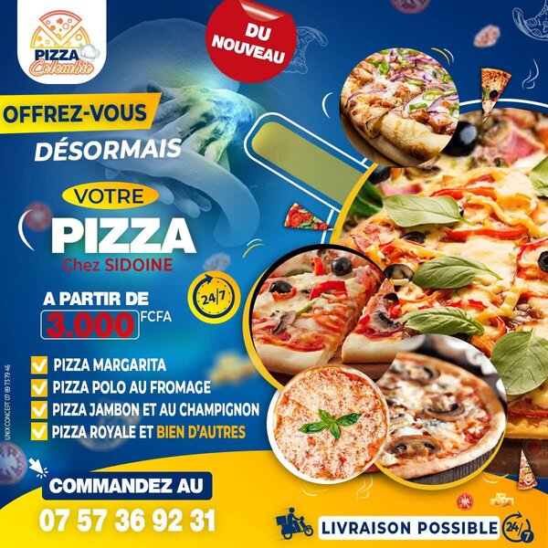 la pizza 🍕 Colombie