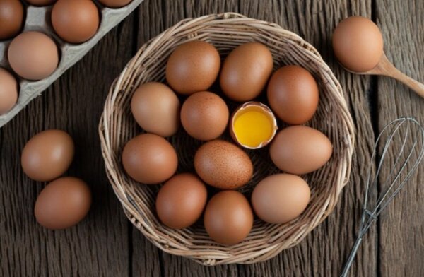 Délice d'œufs frais